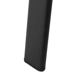 Outsunny 106cm Round Garden Dining Table with Parasol Hole Tempered Glass Top Steel Frame - 7