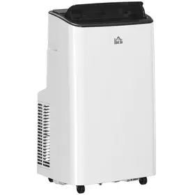 HOMCOM 12000 BTU App-Controlled Mobile Air Conditioner - White - 1