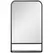 HOMCOM Modern Square Wall Mirror with Storage Shelf, 86 x 53 Mirrors for Living Room, Bedroom, Black - 1