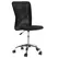Vinsetto Office Chair, Armless Desk Chair, Adjustable Computer Swivel Chair with Rolling Wheels and Mesh Back for Home Work Study, Black - 1