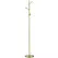 HOMCOM 3-Light Tree Floor Lamps for Living Room, Modern Standing Lamp for Bedroom with Globe Lampshade, Steel Base, Bulb not Included, Gold Tone - 1