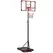 SPORTNOW Height Adjustable Basketball Hoop and Stand with Firm Backboard and Weighted Base, Portable on Wheels, Red - 1
