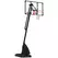 SPORTNOW 2.4-2.9m Adjustable Basketball Hoop and Stand with Weighted Base, Portable on Wheels, Black - 1