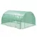 Outsunny Polytunnel Greenhouse Walk-in Grow House Tent with Roll-up Sidewalls, Zipped Door and 8 Windows, 4x3x2m Green - 1