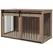 PawHut 46.46'' Dog Crate Furniture with Removable Cushion & Security Latch for Extra Large Dogs - Walnut Brown - 1