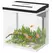 PawHut 13L Glass Aquarium Fish Tank with Filter, LED Lighting, for Betta, Guppy, Mini Parrot Fish, Shrimp, 29 x 20 x 30.5cm - 1