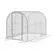 Outsunny Polytunnel Greenhouse Walk-in Grow House with PE Cover, Door and Galvanised Steel Frame, 3 x 2 x 2m, Clear - 1