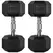 HOMCOM 2x15kg Rubber Hex Dumbbell Portable Hand Weights Dumbbell Home Gym Workout Fitness Hand Dumbbell - 1