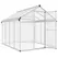 Outsunny 8 x 6ft Aluminium Frame Greenhouse - 1