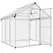 Outsunny 6 x 6ft Aluminium Frame Greenhouse - 1