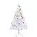 HOMCOM 5ft Snow Artificial Christmas Tree w/ Metal Stand Decorations Home Seasonal Elegant Faux White - 1