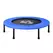 HOMCOM 36" Mini Fitness Trampoline Home Gym Yoga Exercise Rebounder Indoor Outdoor Jumper with Safety Pad, Support Up to 100 KG, Blue and Black - 1