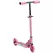 HOMCOM Kids Scooter, with Lights, Music, Adjustable Height, Foldable Frame, for Ages 3-7 Years - Pink - 1