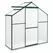 Outsunny 6 x 2.5ft Polycarbonate Greenhouse Walk-In Green House with Rain Gutter, Sliding Door, Window, Foundation, Green - 1