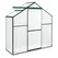 Outsunny 6 x 2.5ft Polycarbonate Greenhouse Walk-In Green House with Rain Gutter, Sliding Door, Window, Foundation, Green - 1