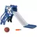 AIYAPLAY 3 in 1 Baby Slide for Indoor Use with Climber, Basketball Hoop, Basketball, for Ages 18-36 Months - Blue - 1