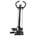 HOMCOM Adjustable Twist Stepper Fitness Step Machine, LCD Screen, Height-Adjust Handlebars, Home Gym, Black and Blue - 1
