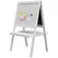 AIYAPLAY Kids Easel, Art Easel with Double Sided Whiteboard, Chalkboard, Storage, 2 in 1 Standing Easel for Toddlers 18-48 Months, White - 1