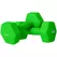 SPORTNOW 2 x 5kg Hexagonal Dumbbells Weights Set with Non-Slip Grip for Home Gym Workout, Green - 1