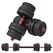 HOMCOM 30kg 2 IN 1 Adjustable Dumbbells Weight Set, Dumbbell Hand Weight Barbell for Body Fitness, Lifting Training for Home, Office, Gym, Black - 1