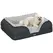 PawHut Calming Dog Bed Pet Mattress w/ Removable Cover, Anti-Slip Bottom, for Small Dogs, 70L x 50W x 18Hcm - Charcoal Grey - 1