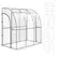 Outsunny 214cm x 118cm Walk-In Lean To Greenhouse, with Accessories - 1