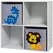 ZONEKIZ Kids Toy Box with Two Non-Woven Fabric Drawers, 61.8 x 29.9 x 61.8cm - White - 1