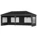 Outsunny 3 x 6m Pop-Up Gazebo, with Removable Walls - Black - 1
