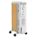 HOMCOM 1500W Quiet Oil Filled Radiator, 7 Fin Energy Efficient Portable Electric Heater with 3 Heat Settings, Adjustable Thermostat, Safety Tip Over, Overheat Protection, for Home, White - 1