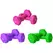 SPORTNOW Set of 6 Hex Dumbbells, Neoprene Weights Pair with Non-Slip Grip, Home Gym Fitness Training Equipment, 2 x 3kg, 2 x 4kg, 2 x 5kg, Pink, Purple, Green - 1