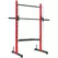 SPORTNOW Pull Up Station, Power Cage with Adjustable Seat, for Home Gym - Red - 1