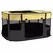 PawHut Foldable Dog Pen with Storage Bag for Indoor/Outdoor Use, Portable Pet playpen, with Ground Stakes - Yellow - 1
