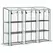 Outsunny 46 x 215cm Nine-Shelf Greenhouse - 1