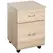HOMCOM Two Drawer Filing Cabinet with Wheels- Oak - 1