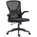 Vinsetto Mesh Back Office Chair, with Flip-Up Arms - Black - 1