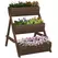 Outsunny 3 Tier Raised Garden Bed Wooden Elevated Planter Box Kit, 66L for Flower, Vegetable, Herb, 65x75x78cm, Tan - 1