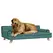 PawHut Dog Sofa, with Wooden Legs, Water-Resistant Fabric, for Medium & Large Dogs - Green - 1