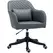 Vinsetto Microfiber Office Chair, Desk Chair, Makeup Vanity Chair with Massage Lumbar Pillow and Rolling Wheels for Bedroom and Home, Grey - 1