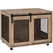 PawHut Dog Crate Furniture with Sliding Door for Medium Dogs, Brown - 1