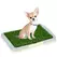 PawHut Puppy Training Pad, Indoor Portable Puppy Pad, with Artificial Grass, Grid, Panel, Tray, 46.5 x 34cm - 1
