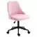 Vinsetto Velvet-Feel Armless Office Chair - Pink - 1