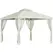 Outsunny 3 x 3 m Metal Gazebo, Garden Pavillion, Double Roof Outdoor Canopy Shelter with Mesh Sidewalls, Cream White - 1