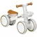AIYAPLAY Kids Balance Bike for 1-3 Years Old with Adjustable Seat, Silent Wheels, White - 1
