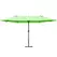Outsunny 4.6M Sun Umbrella Canopy Double-sided Crank Sun Shade w/ Cross Base Green - 1