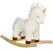 AIYAPLAY Rocking Horse with Unicorn Design, Sounds, for Ages 2-4 Years, White - 1