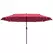 Outsunny 4.4m Double-Sided Sun Umbrella Patio Parasol LED Solar Lights Red - 1