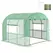 Outsunny 300 x 300cm Walk-In Polytunnel Greenhouse - Green - 1