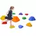 AIYAPLAY 11-Piece Heart-Shaped Kids Balance Stepping Stones and Motor Skills, Multicoloured - 1