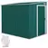 Outsunny 7 x 5ft Galvanised Metal Shed, with Sliding Door - Green - 1