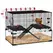 PawHut Gerbil Cage, Dwarf Hamster Cage, with Deep Glass Bottom, Tunnels, Ramps, Hut, Exercise Wheel, 78.5 x 48.5 x 57cm - 1